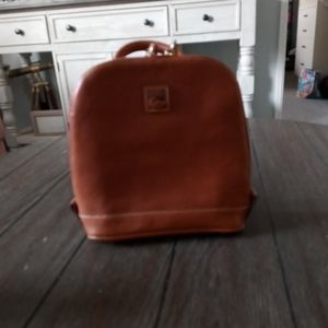 Dooney & Bourke mini back pack in natural color